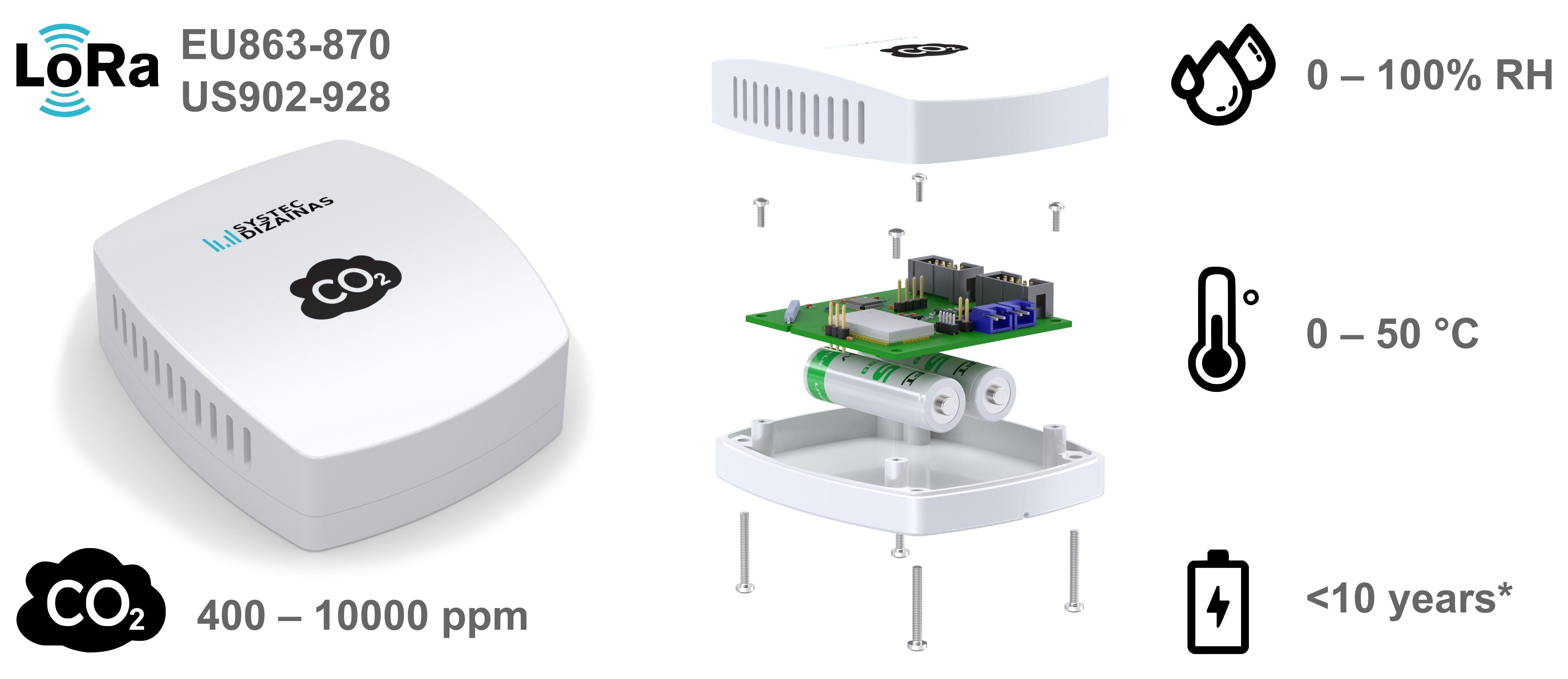 Systec Designs LoRa Air Quality Sensor